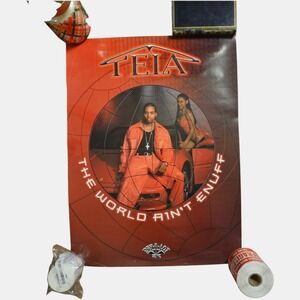 Tela The World Ain't Enuff 18x24 Gangsta 2000 Hip Hop Poster Rap-A-Lot Records